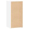 vidaXL Sideboard Wei&szlig; 45x42,5x93 cm Holzwerkstoff