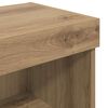 vidaXL TV-Schrankset mit LED Wandmontiert Artisan-Eiche Holzwerkstoff