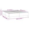 vidaXL Boxspringbettgestell Dunkelgr&uuml;n 180x200 cm Samt