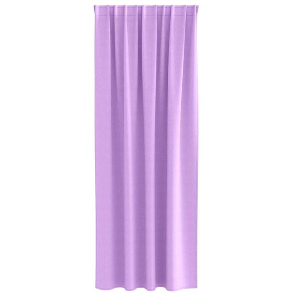 vidaXL Verdunkelungs-Vorh&auml;nge mit Ringen 2 pcs Lila 260 x 140 cm