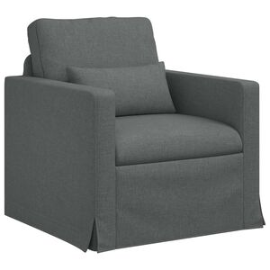 vidaXL Sofa Dunkelgrau 78 x 77 x 80 cm Stoff