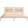 vidaXL Massivholzbett Extra Lang ohne Matratze 200x220 cm