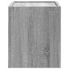 vidaXL Wand-Nachttisch Grau Sonoma 45x30x35 cm