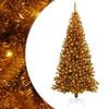 vidaXL Weihnachtsbaum Gold 180 cm PET