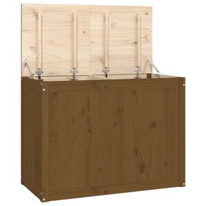 vidaXL W&auml;schetruhe Honigbraun 88,5x44x66 cm Massivholz Kiefer