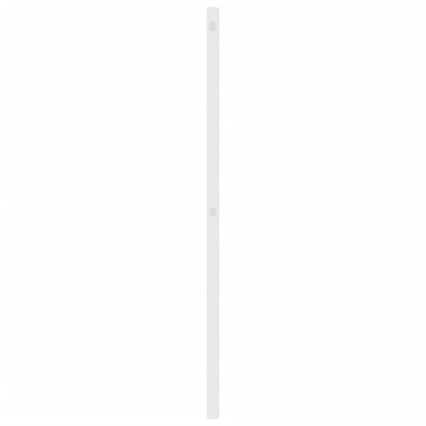 vidaXL Ersatz-Kopfteil Metall Wei&szlig; 160 cm