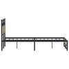 vidaXL Bettgestell ohne Matratze Sonoma-Eiche 120x190 cm Holzwerkstoff