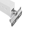 vidaXL Schrankh&auml;ngemontageb&uuml;gel 2 pcs Wei&szlig; 70 x 48 x 19 mm