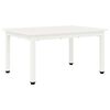 vidaXL Couchtisch Wei&szlig; 60 x 50 x 36 cm Massives Kiefernholz