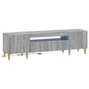 vidaXL LED-TV-Schrank Sonoma-Grau Holzwerkstoff