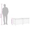 vidaXL Gartentruhe Anthrazit 150x50x56,5 cm Massivholz Tanne
