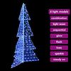vidaXL Weihnachtsbaum mit 240 LEDs Blau 180 cm Acryl