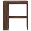 vidaXL Bartisch mit Regal Braun Eiche 90x40x103,5 cm Holzwerkstoff