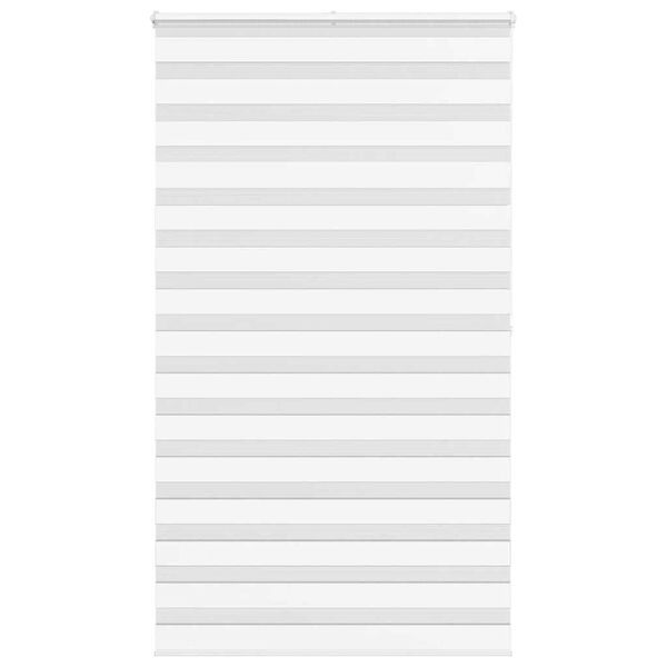 vidaXL Doppelrollo Wei&szlig; 135x200 cm Stoffbreite 130,9 cm Polyester