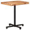 vidaXL Bistrotisch Quadratisch 60x60x75 cm Akazie Massivholz