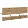 vidaXL Wandmontierter nachttisch Artisan-Eiche 90 x 15 x 36 cm