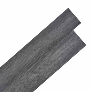 vidaXL Bodenplanken 36 pcs Schwarz und Wei&szlig; 5,02 m&sup2; PVC