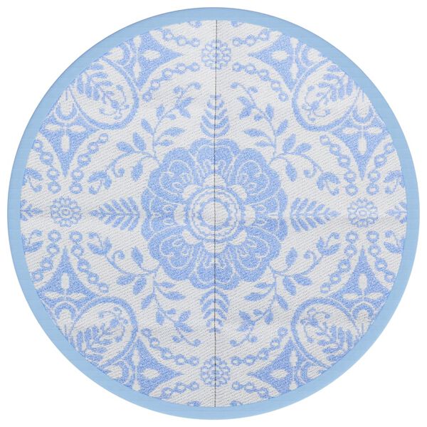 vidaXL Outdoor-Teppich ARAKIL Baby Blau &Oslash;200 cm PP