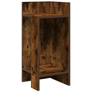 vidaXL Beistelltisch mit Ablage R&auml;uchereiche 25,5x27x60 cm