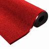 vidaXL Fu&szlig;matte Rot und Schwarz 120 x 350 cm Polyamid und PVC