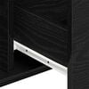 vidaXL Sideboard Schwarze Eiche 101,5 x 35 x 70 cm Holzwerkstoff