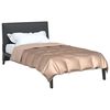vidaXL Sommerdecke Gold 200 x 140 cm Satin und Mikrofaser