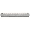 vidaXL Bettgestell mit LED Betongrau 75x190 cm