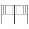 vidaXL Ersatz-Kopfteil Metall Schwarz 160 cm