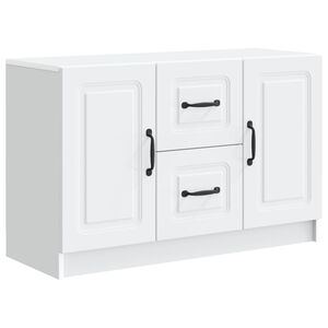 vidaXL Sideboard Wei&szlig; 89 x 34,5 x 57 cm Holzwerkstoff