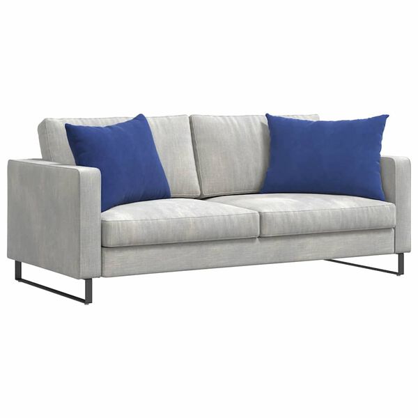 vidaXL Sofakissen 2 St&uuml;ck Polizeiblau 70 x 50 cm Cordstoff