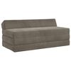 vidaXL Klappsofa Bett Hellgrau 120 x 60 x 49 cm Stoff