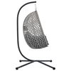 vidaXL H&auml;ngendes Ei-Stuhl Anthrazit und Grau 104 x 100 x 191 cm