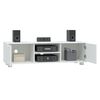 vidaXL TV-Schrank Wei&szlig; 140x40,5x35 cm Holzwerkstoff