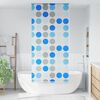vidaXL Duschrollo 100 x 240 cm Kreismuster