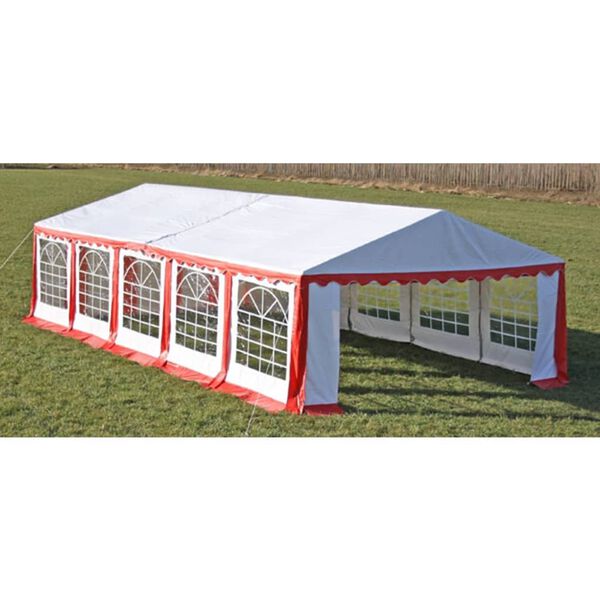 vidaXL Partyzelt 10 x 5 m Rot