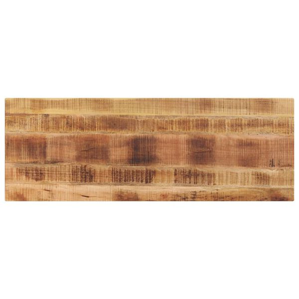 vidaXL Tischplatte 140x60x2,5 cm Rechteckig Raues Massivholz Mango