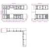 vidaXL Schrank mit Regal SKI 14 pcs Honigbraun Massives Kiefernholz