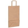 vidaXL Papiertragetaschen 250 Stk. mit Henkeln Braun 21x11x36 cm