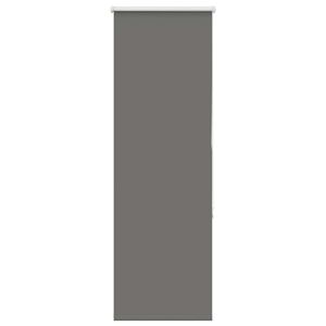 vidaXL Verdunkelungsrollo Grau 55x130 cm Stoffbreite 50,7 cm Polyester