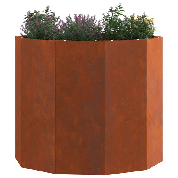vidaXL Pflanzk&uuml;bel Rostig 60 x 60 x 50 cm Wetterfeststahl