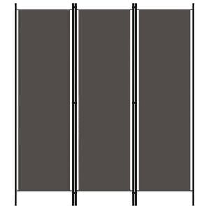 vidaXL 3-tlg. Raumteiler Anthrazit 150x180 cm