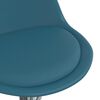 vidaXL Drehbare Esszimmerst&uuml;hle 6 Stk. T&uuml;rkis Kunstleder