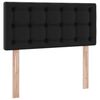 vidaXL Aufbewahrungsbett mit Matratze Schwarz 90 x 200 cm Kunstleder