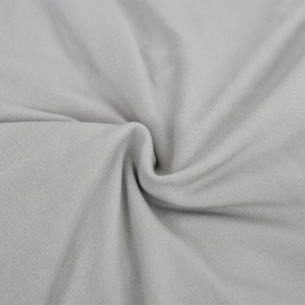 vidaXL Stretch Sofahusse 2-Sitzer Grau Polyester-Jersey