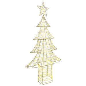 vidaXL Weihnachtsbaum mit 240 LEDs Warmwei&szlig; 181 cm PET