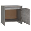 vidaXL Nachttisch Grau Sonoma 45x34x44,5 cm Holzwerkstoff