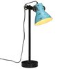 vidaXL Schreibtischlampe 25 W Blau 15x15x55 cm E27