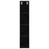 vidaXL H&auml;ngeschrank Schwarz Eichen-Optik 20 x 29,5 x 100 cm
