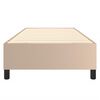 vidaXL Boxspringbettgestell Cappuccino-Braun 80x200 cm Kunstleder