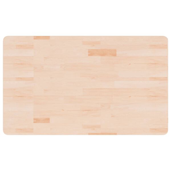 vidaXL Waschtischplatte 100x60x1,5 cm Massivholz Unbehandelt
